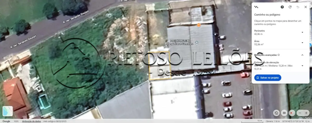LOTE 100 - ALVORADA/RS - TERRENO NA RUA VEREADOR SERAPIÃO GOULART, S/Nº, BAIRRO PARQUE ÁGUA VIVA.