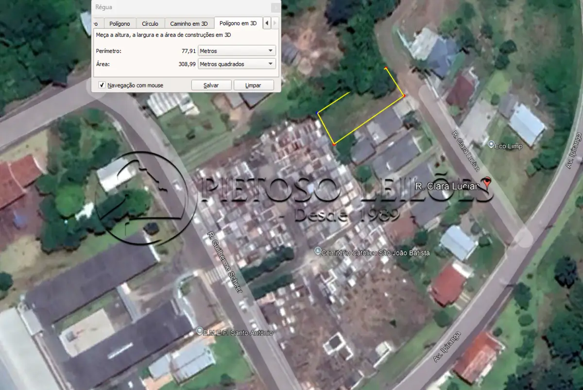 LOTE 003 - IMIGRANTE/RS - TERRENO, LOTE Nº 06, COM ÁREA DE 308,00M², LOCALIZADO NA RUA A, BAIRRO DALTRO FILHO,