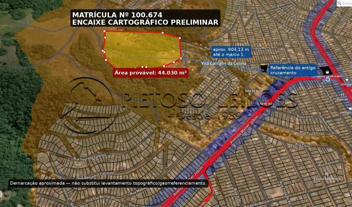 LOTE 501 - VIAMÃO/RS - ÁREA DE TERRAS COM ÁREA APROXIMADA DE 4,4030HS., JUNTO À VILA MONTE CASTELO.
