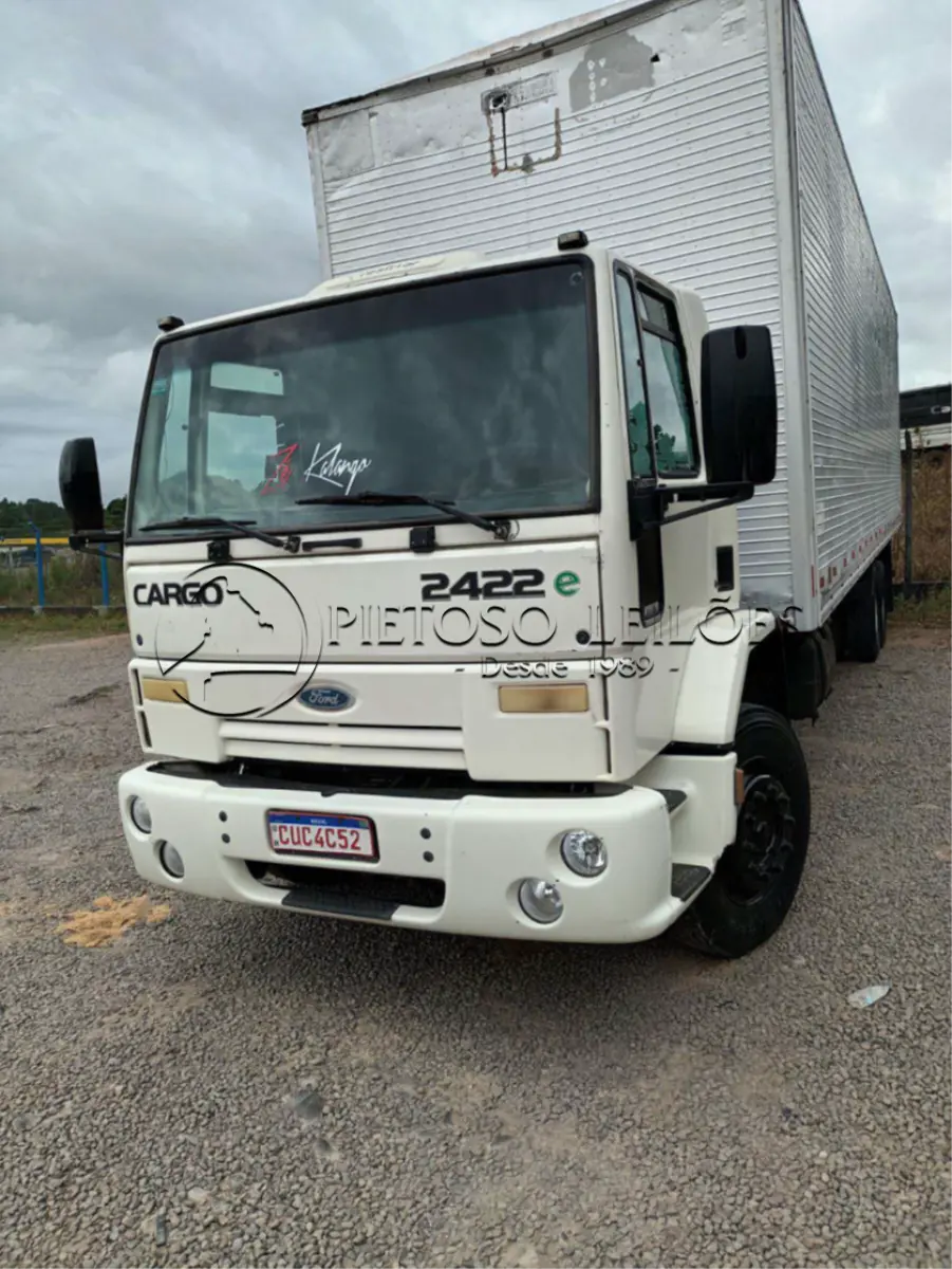 LOTE 001 - CAMINHÃO FORD/CARGO 2422 E, ANO/MODELO: 2009, PLACA: CUC4C52