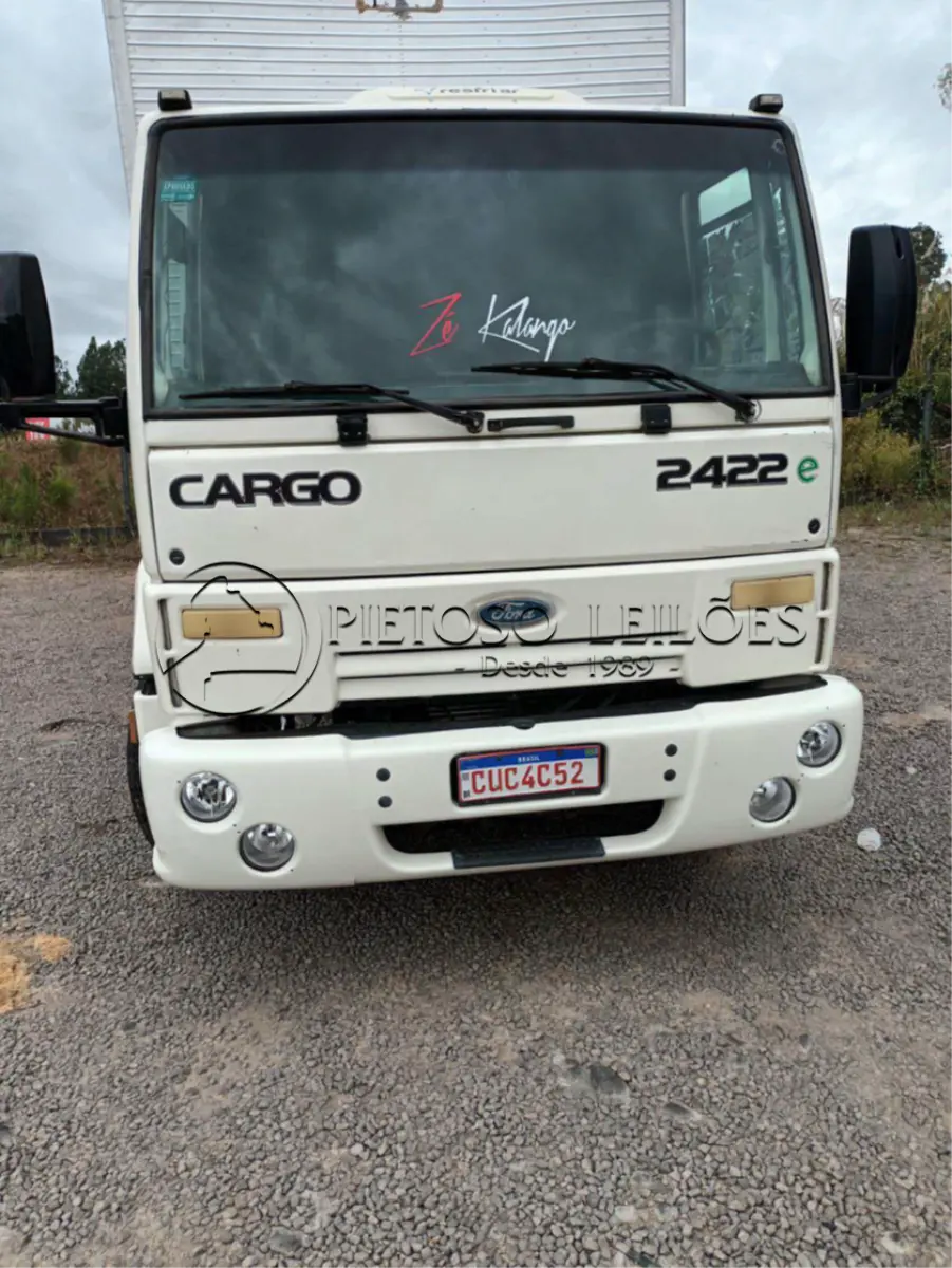 LOTE 001 - CAMINHÃO FORD/CARGO 2422 E, ANO/MODELO: 2009, PLACA: CUC4C52