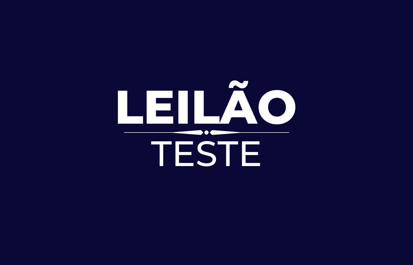 LEILÃO TESTE - FERRAMENTA PARA SIMULAÇÃO DE LANCES