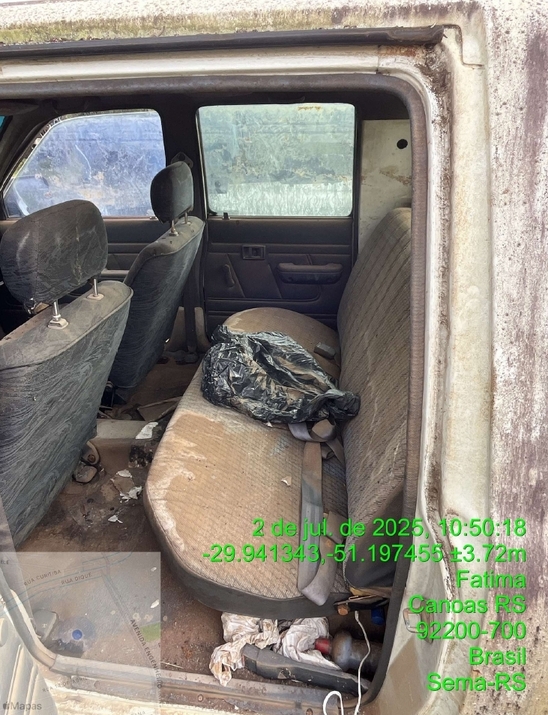 LOTE 007 - CAMIONETA I/TOYOTA HILUX 4CD DLX, ANO/MODELO: 1998/1999, PLACA: IIQ1605