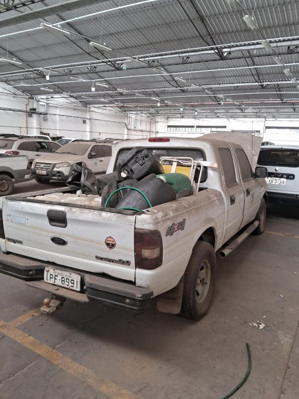 LOTE 002 - CAMINHONETE I/FORD RANGER XL 13P, ANO/MODELO: 2008/2009, PLACA: IPF8991