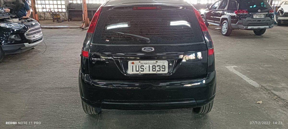 LOTE 011 - AUTOMÓVEL FORD/FIESTA 1.6 FLEX, ANO/MODELO: 2013/2014, PLACA: IUQ6967