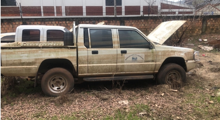 LOTE 001 - CAMINHONETE MMC/L200 4X4 GL, ANO/MODELO: 2004/2005, PLACA: IMF0305