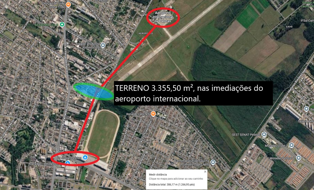 LOTE 001 - PELOTAS/RS - TERRENO URBANO - AVENIDA ZEFERINO COSTA, Nº 731 - BAIRRO TRÊS VENDAS